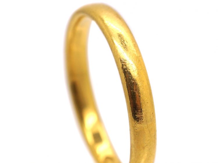 22ct Gold Wedding Ring made in 1937