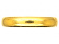 Retro 22ct Gold Wedding Ring made in Dublin in 1942