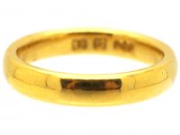 Retro 22ct Gold Wedding Ring made in Dublin in 1942