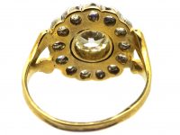 Early 19th Century 18ct Gold & Silver, Diamond Cluster Ring