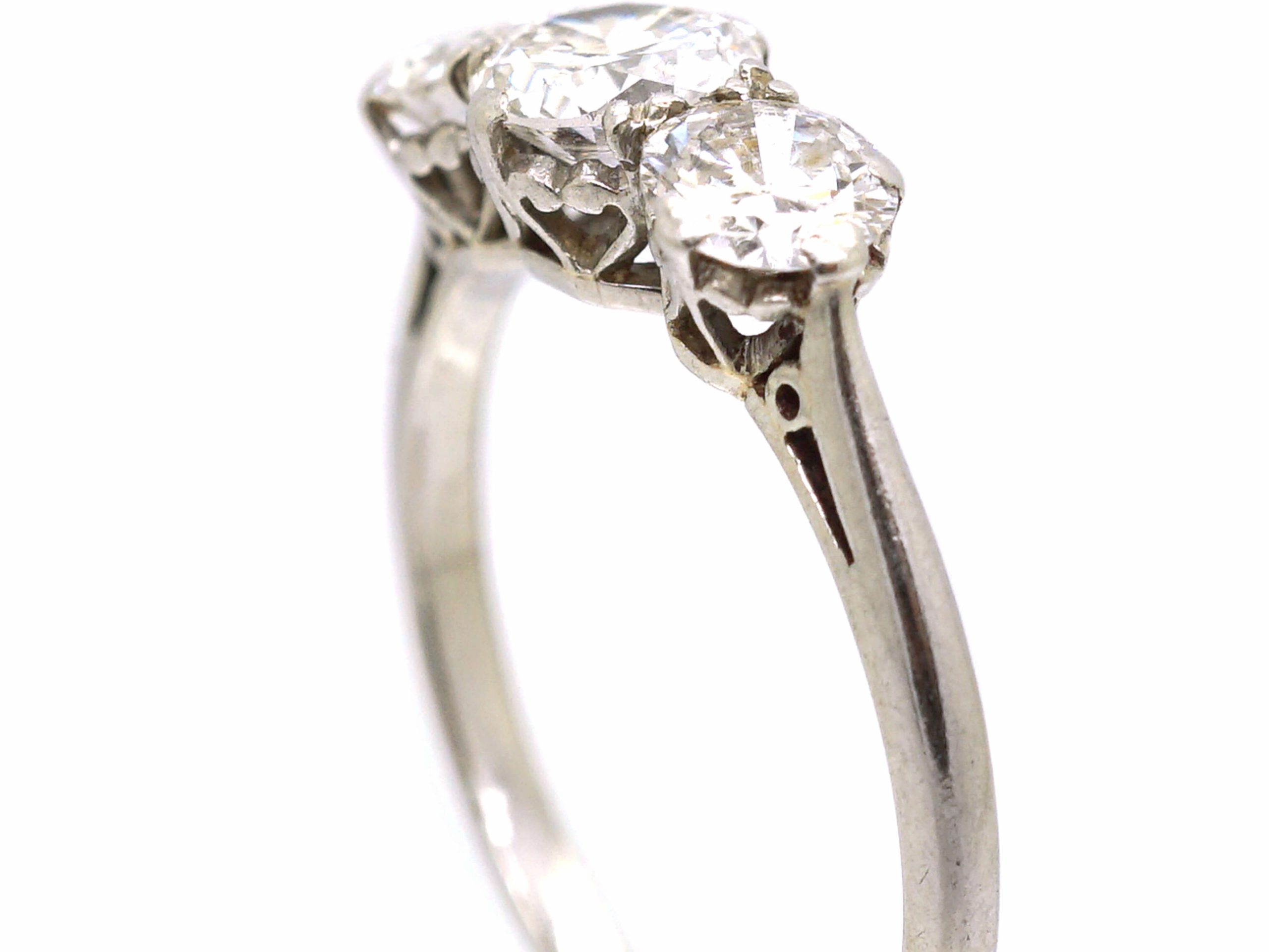 A Vintage Early 20th Century Three-Stone Diamond Ring-SOLD OUT