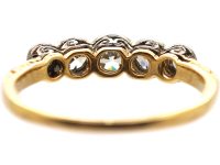 Edwardian 18ct Gold Five Stone Diamond Ring