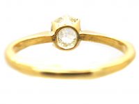 18ct Gold Old Mine Cut Diamond Solitaire Ring