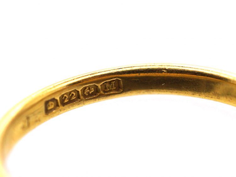 22ct Gold Wedding Ring Assayed in 1936