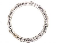 Art Deco Platinum Eternity Ring set with Diamonds