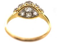 Edwardian 18ct Gold & Platinum, Diamond Cluster Ring