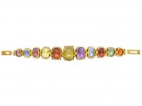 Edwardian 15ct Gold Harlequin Bracelet