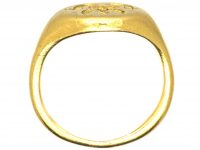 18ct Gold Signet Ring with Eagle Intaglio