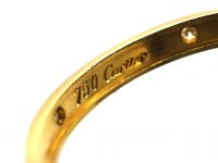 18ct Gold Trinity Ring set with Diamonds by Cartier