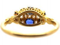 Edwardian 18ct Gold, Sapphire & Diamond Ring