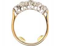 Early 20th Century 18ct Gold & Platinum, Five Stone Diamond Ring