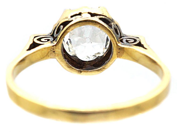 Early 20th Century 18ct Gold, Old Mine Cut Diamond Solitaire Ring