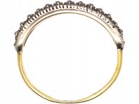 Georgian Three Row Diamond Ring