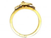 Victorian 18ct Gold Fede Ring with Hands & Hidden Heart