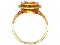 Edwardian 18ct Gold Ring set with a Topaz