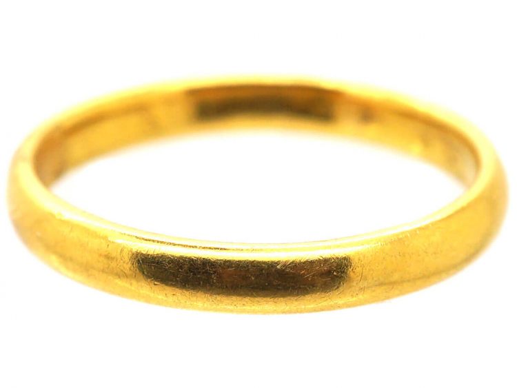 22ct Gold Wedding Ring by Charles Green & Sons made in 1936