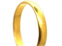 Victorian 22ct Gold Wedding Ring made in 1881