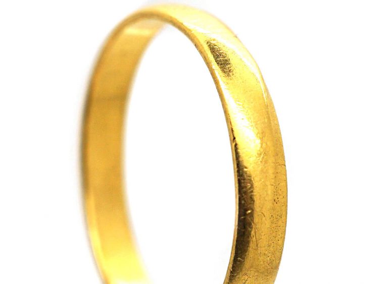 Victorian 22ct Gold Wedding Ring made in 1881