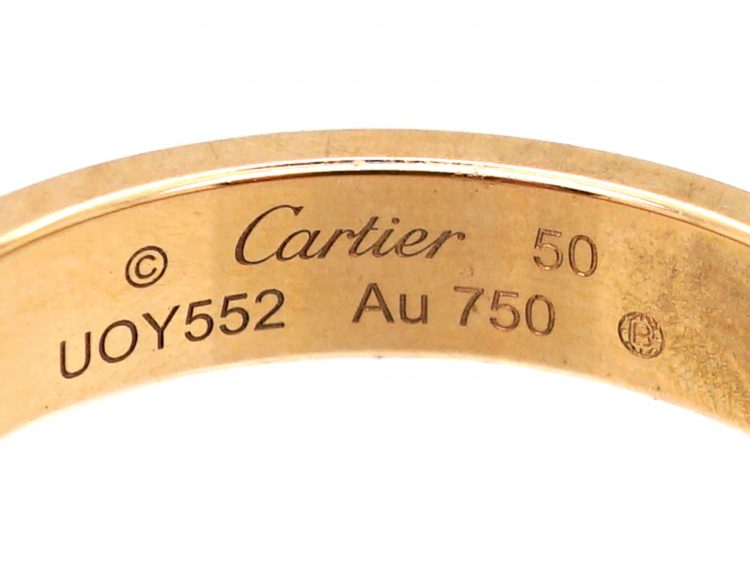 18ct Gold Love Ring by Cartier