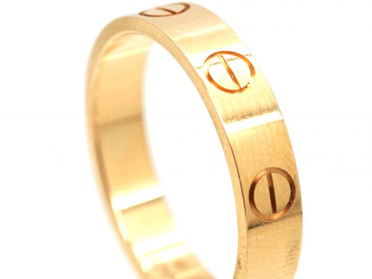 18ct Gold Love Ring by Cartier