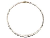 Art Deco Platinum, Sapphire & Rose Diamond Bracelet