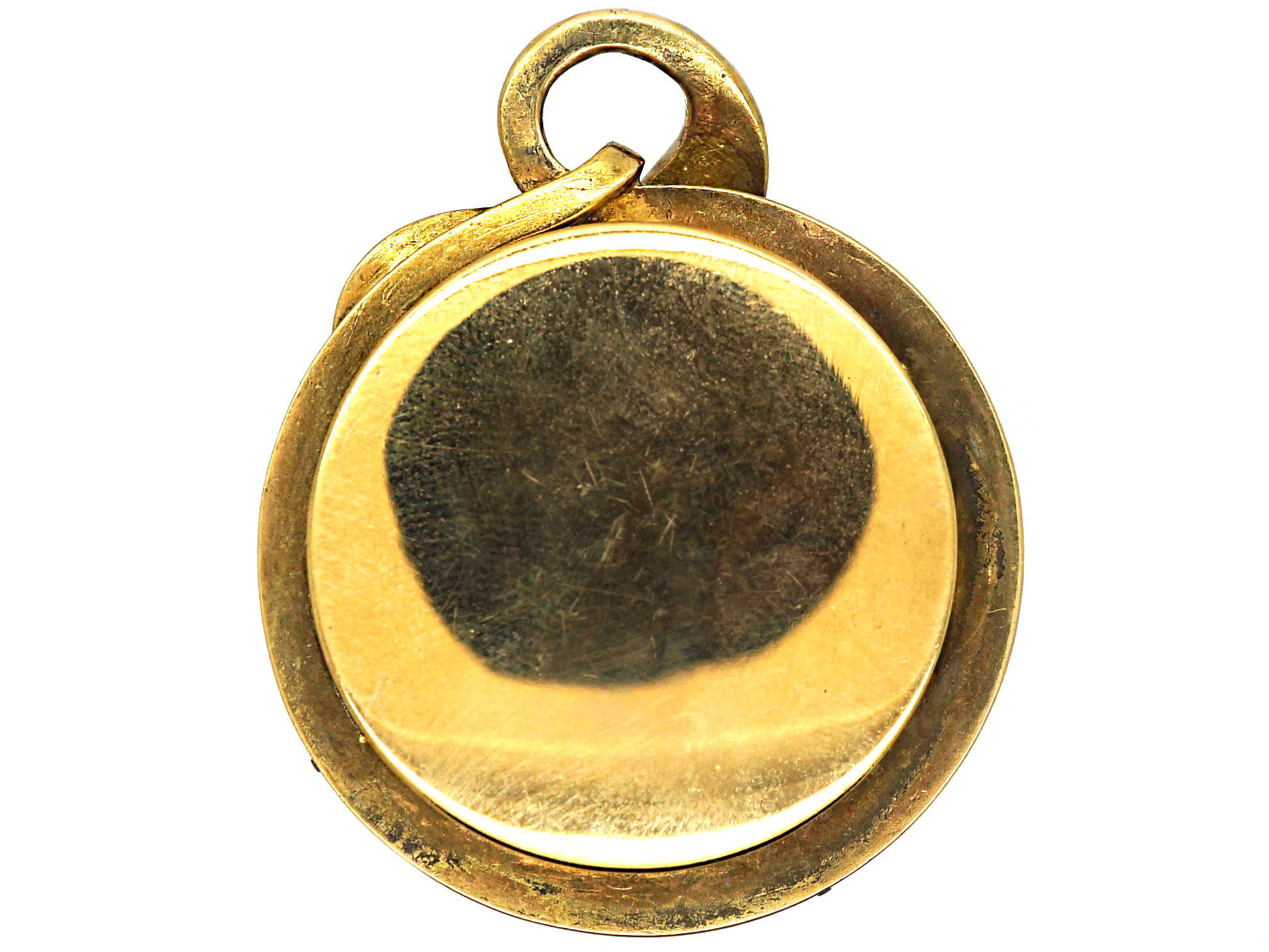 Early Victorian 15ct Gold Round Locket with Snake Surround (532X) | The ...