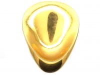 1960's 18ct Gold Clam Shell Brooch Designed by Nanna and Jorgen Ditzel for Georg Jensen