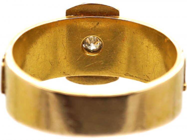 Edwardian 18ct Gold & Diamond Ring that Spells Harriet