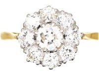 18ct Gold Diamond Cluster Ring