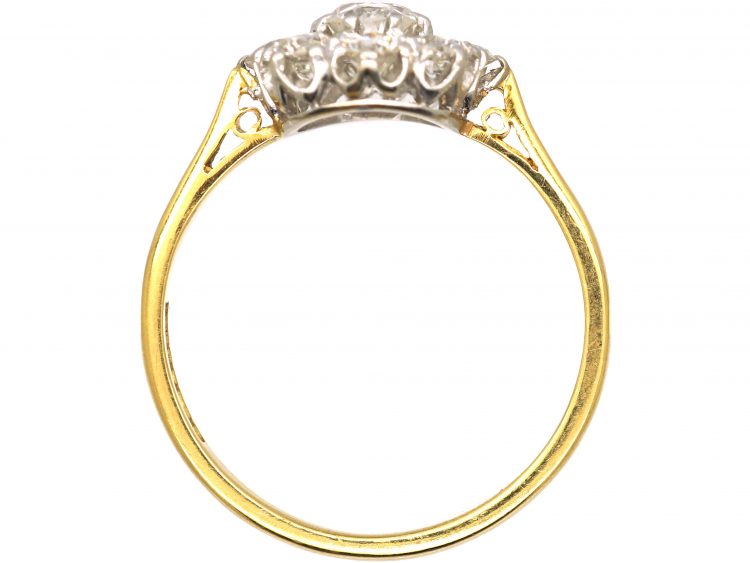 18ct Gold Diamond Cluster Ring