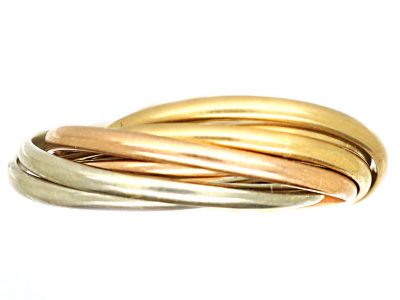 Cartier Trinity 7 Series Mixed Gold Wedding Ring