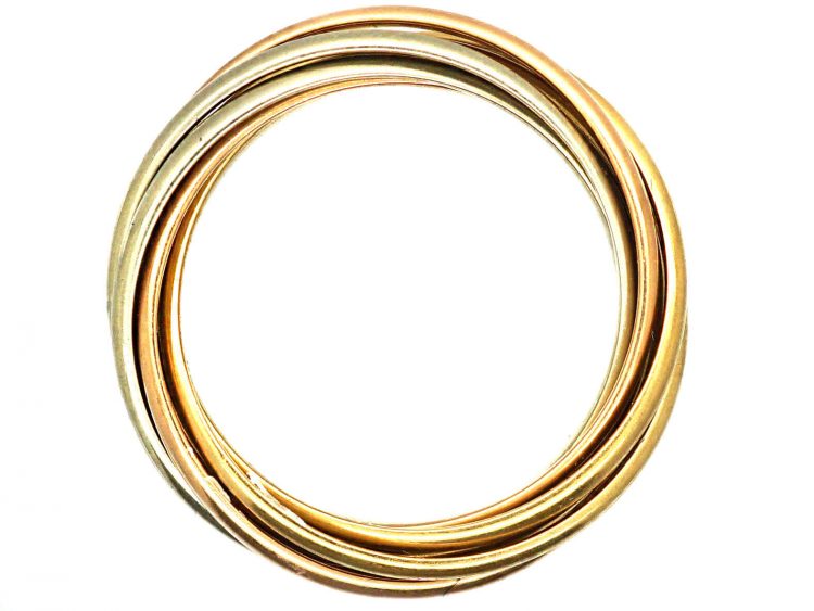 Cartier Trinity 7 Series Mixed Gold Wedding Ring