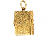 Victorian 15ct Gold Book Locket