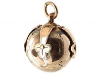 Edwardian 9ct Gold & Silver Masonic Ball