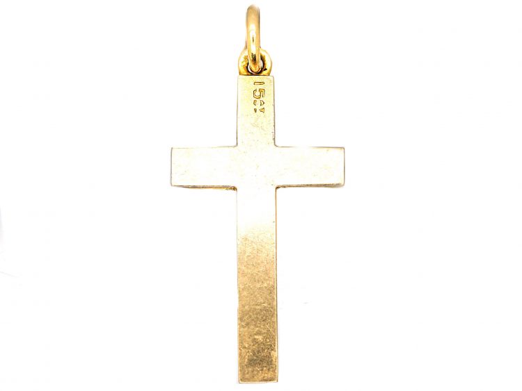 Edwardian 15ct Gold Cross