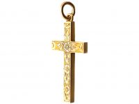 Edwardian 15ct Gold Cross