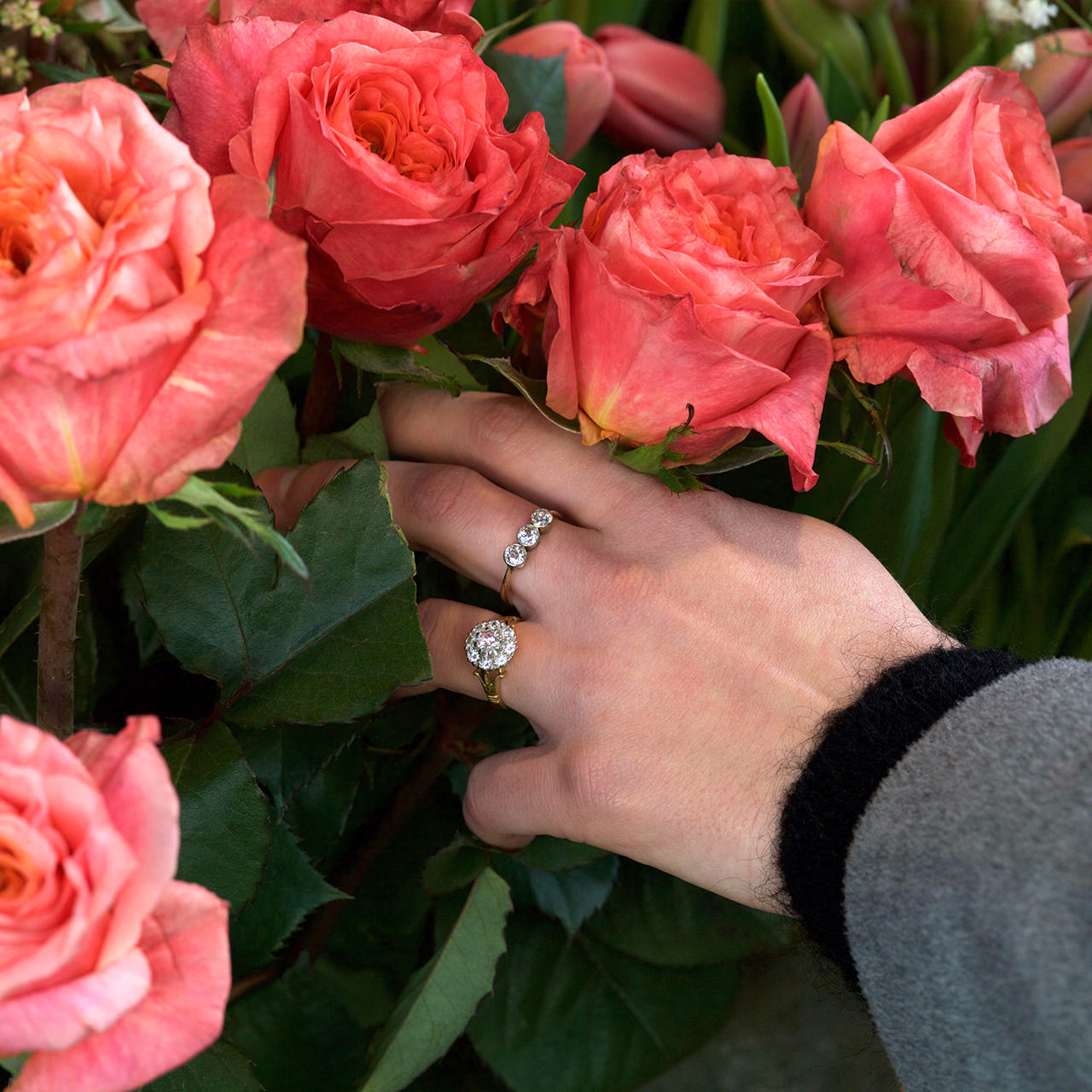 Antique Three Stone Ring