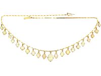 Edwardian 18ct Gold & Opal Necklace