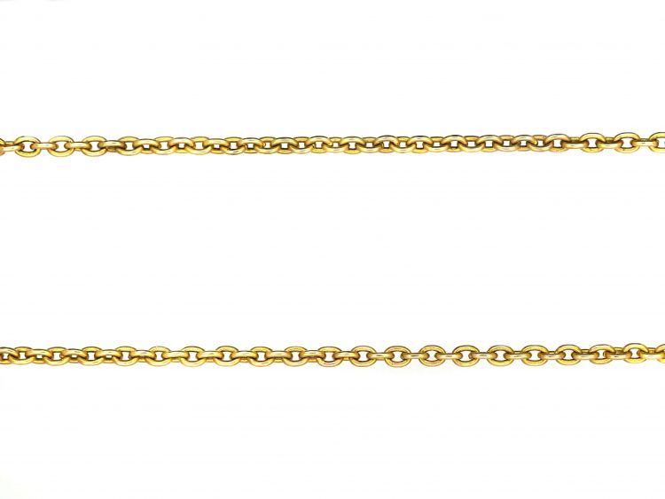 Edwardian 15ct Gold Medium Length Chain