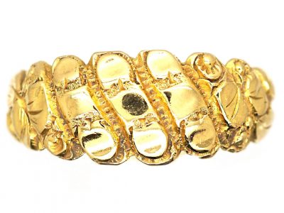 Edwardian 18ct Gold Keeper Ring