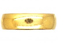 Wide 22ct Gold Wedding Ring Assayed in 1921