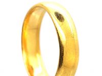 Wide 22ct Gold Wedding Ring Assayed in 1921