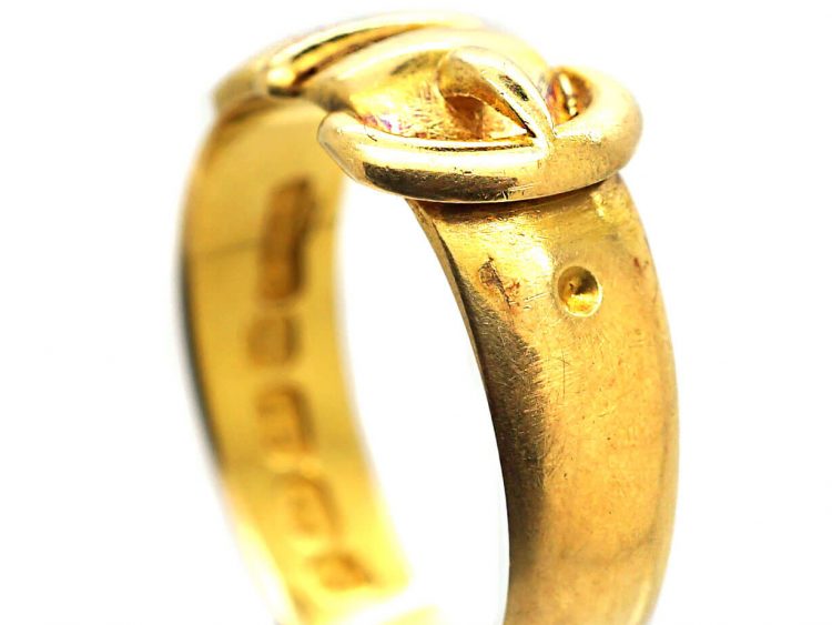 Victorian 18ct Gold Buckle Ring