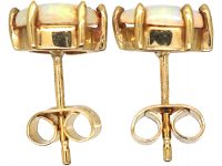 9ct Gold Opal Stud Earrings