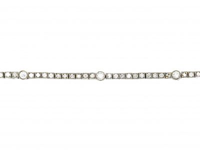 Early 20th Century Platinum Eternity Ring set with Diamonds