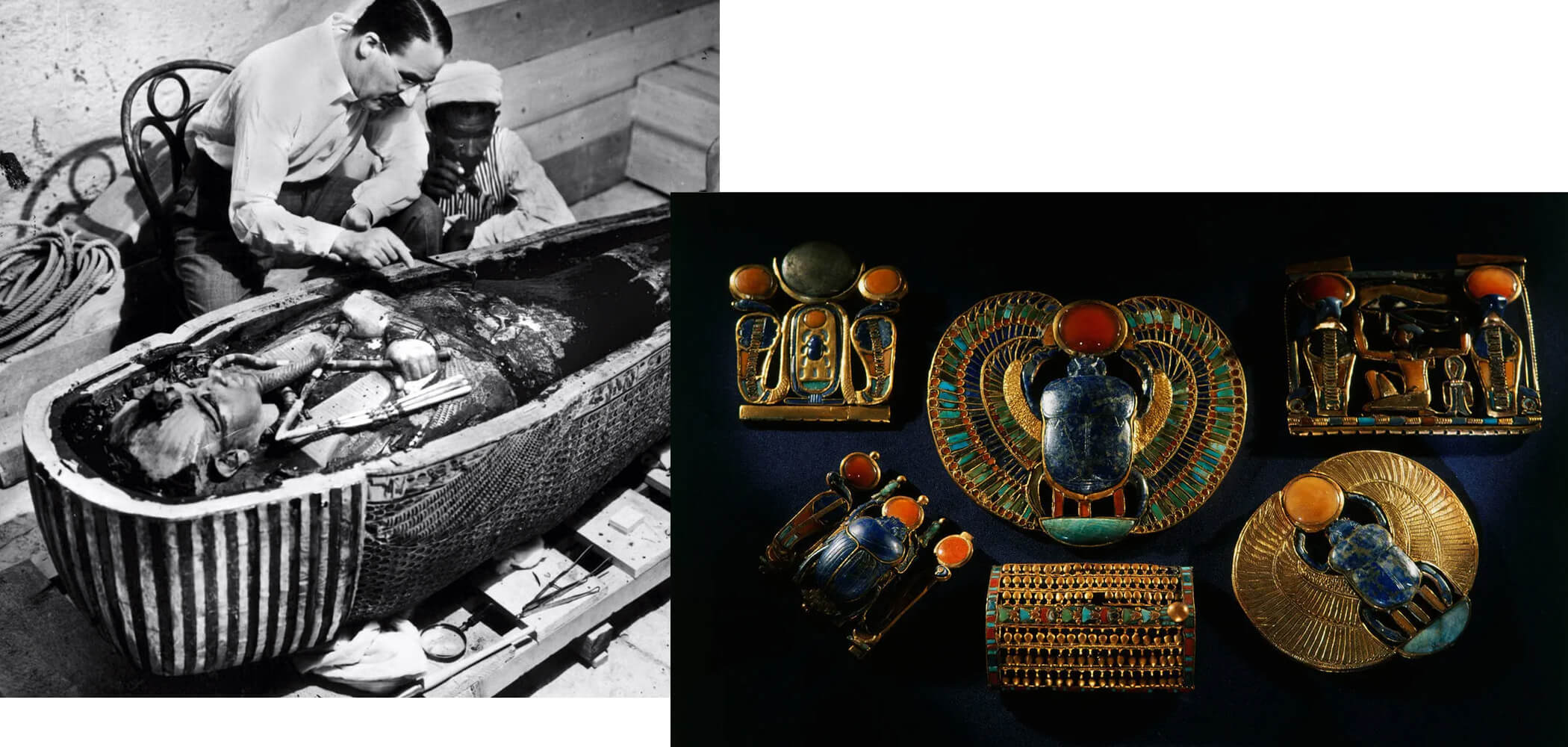 Howard Carter - Jewellery of Tutankhamun