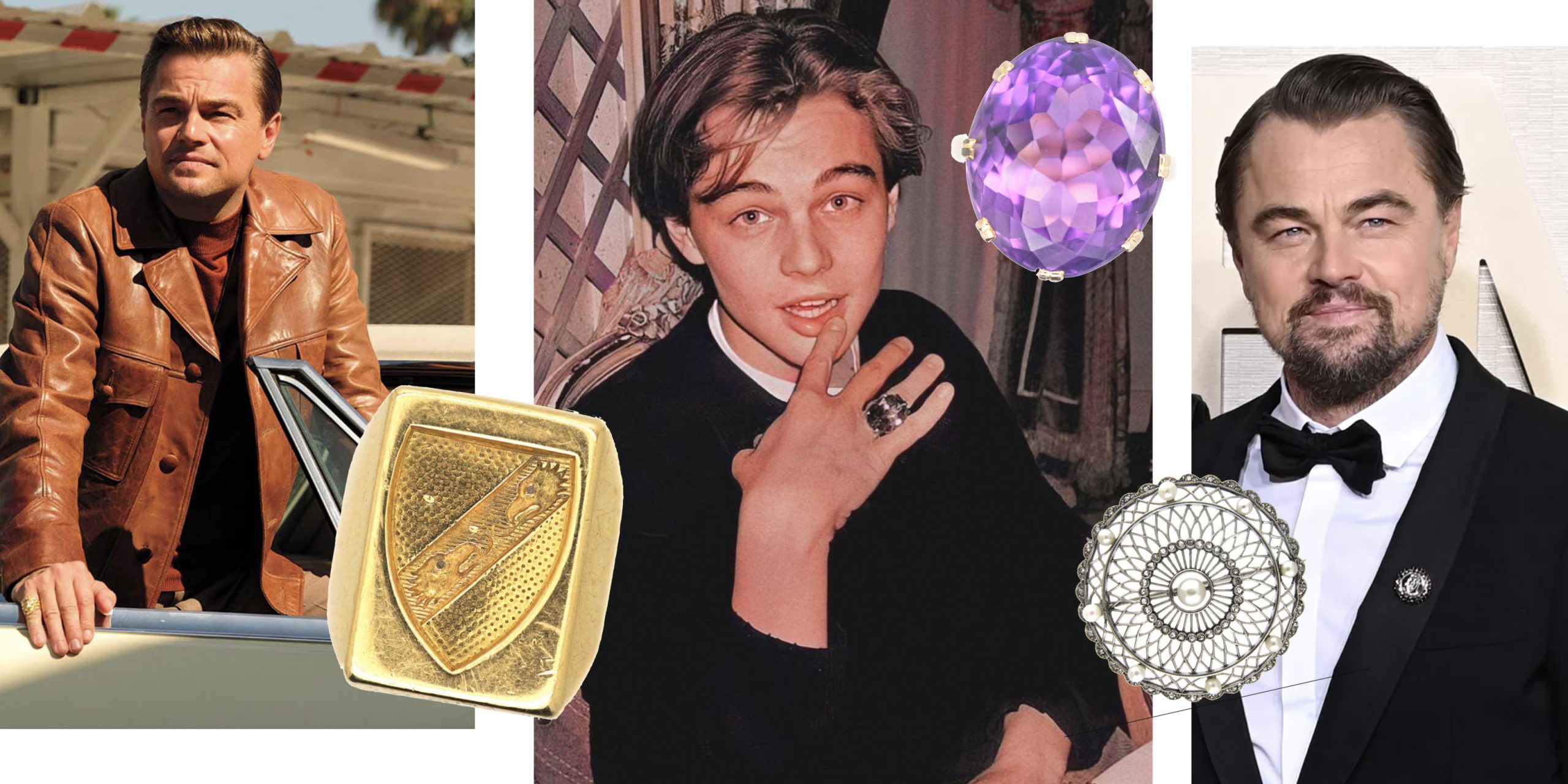 Top 10 Men Wearing Antique Jewellery - Leonardo di Caprio