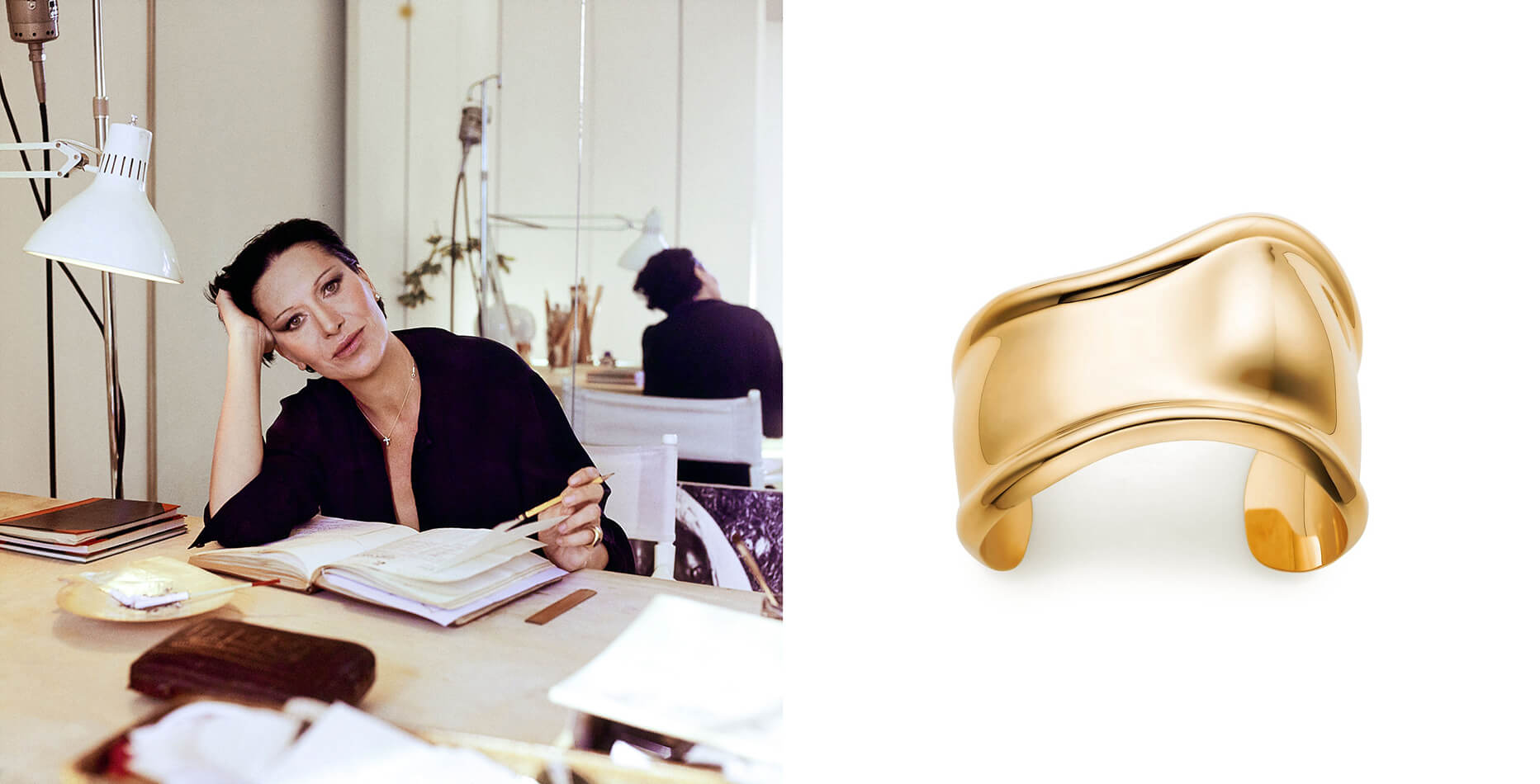 Elsa Peretti and her iconic Bone Ring from 1970