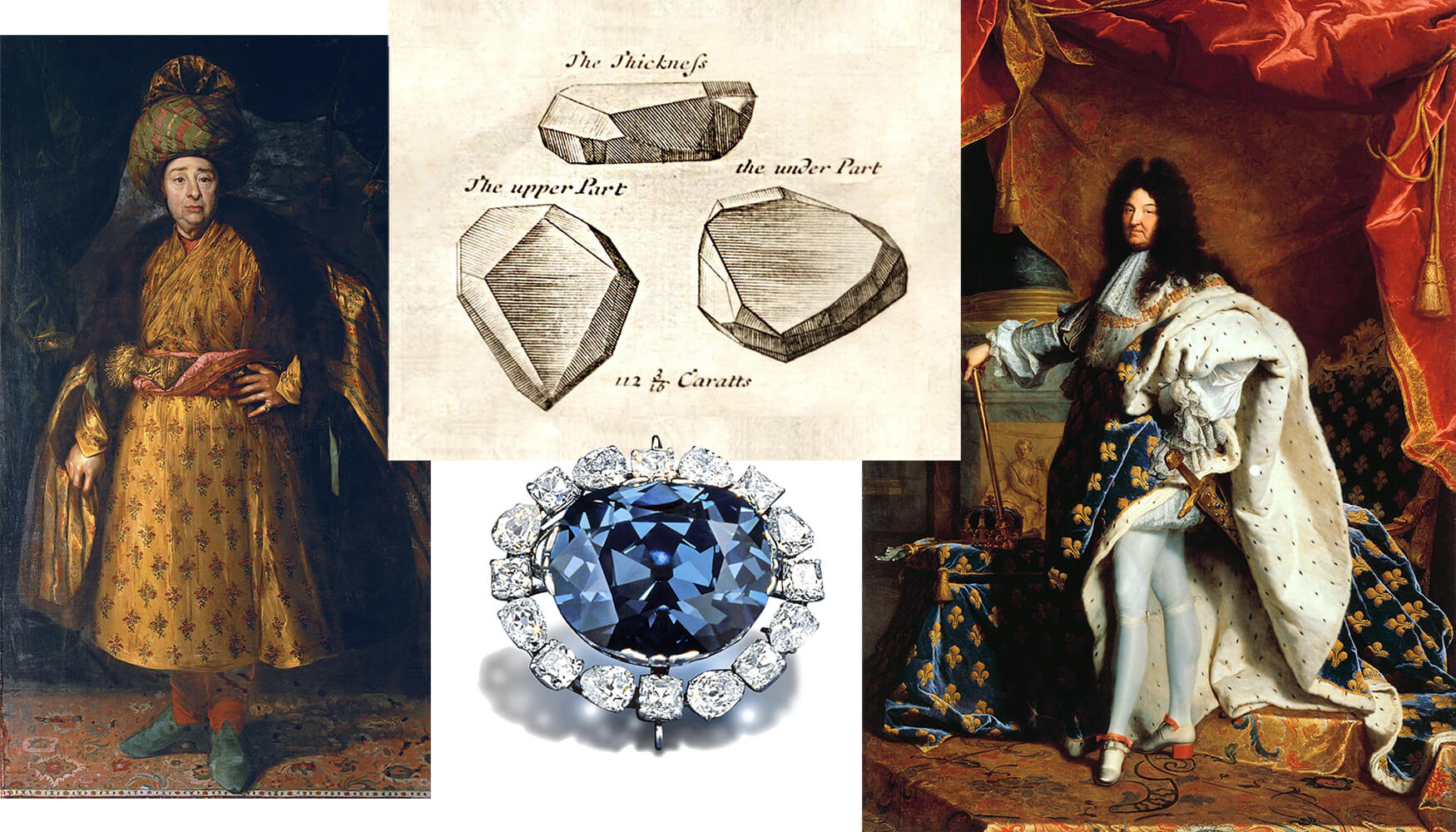 Jean Baptiste Tavernier - Louis XIV - Hope Diamond