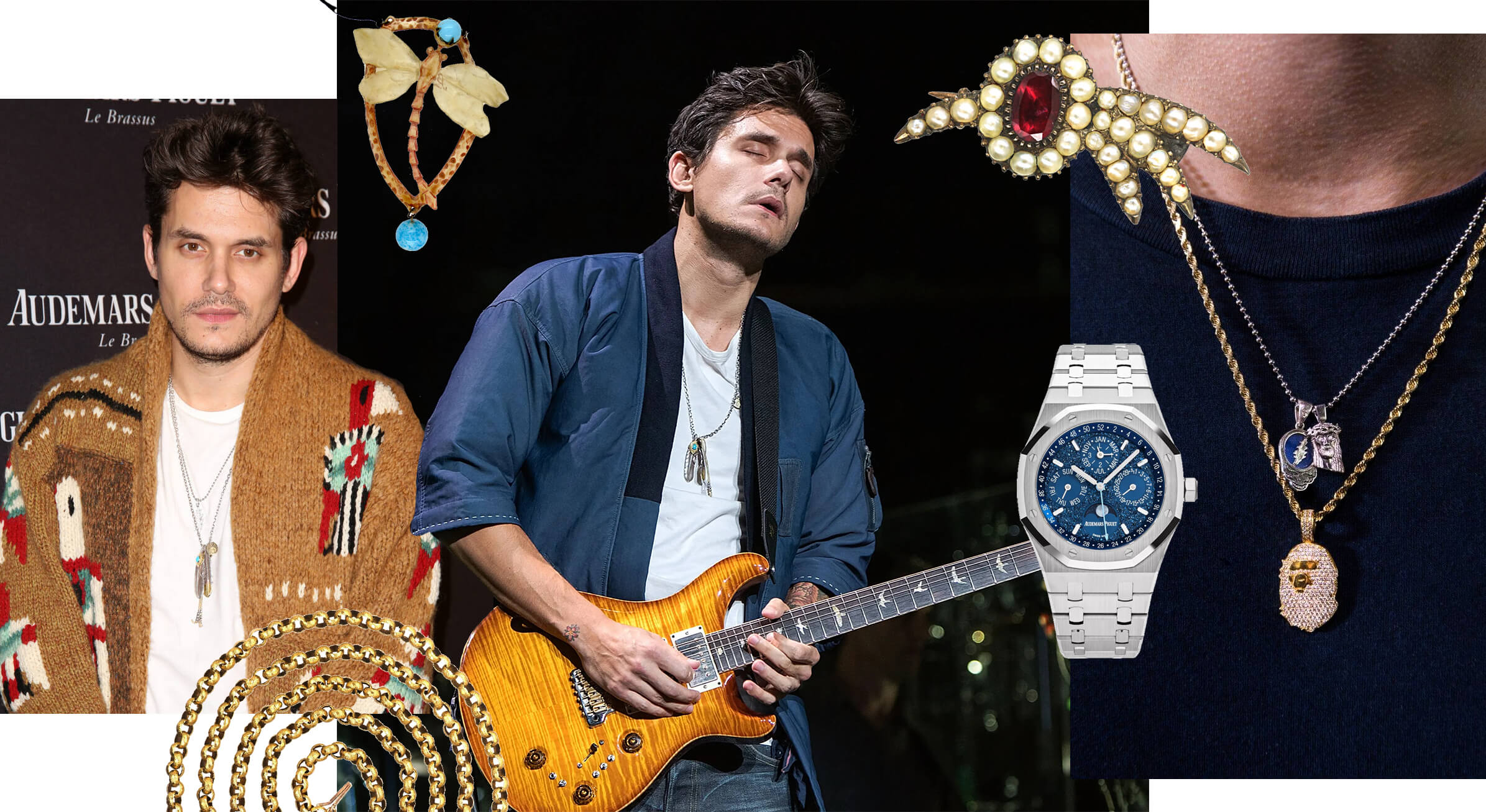 Top 10 Men Wearing Antique Jewellery - John Mayer